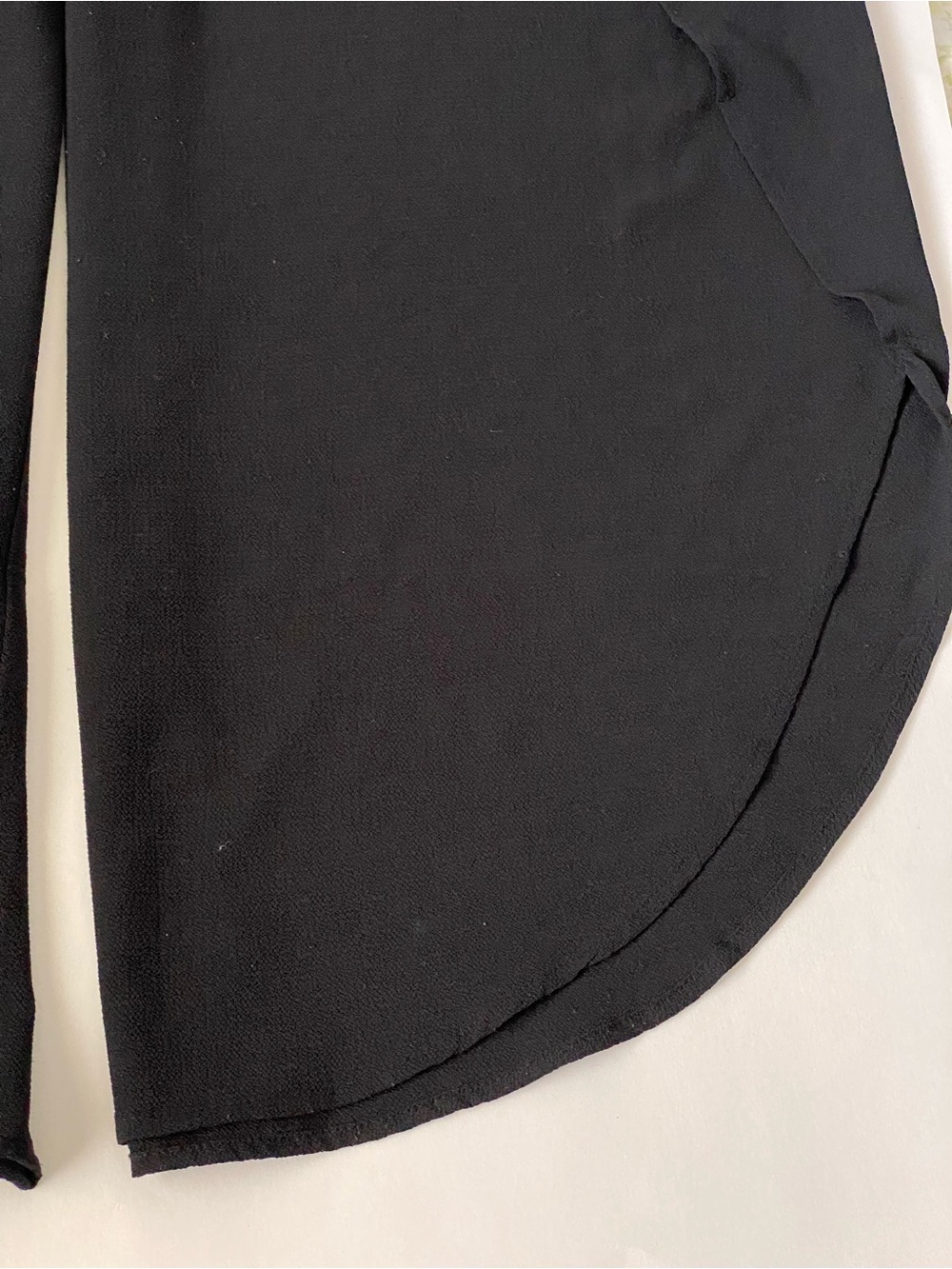 Cleo Black Elastic Waist Tulip Pants Size XL - Picture 4 of 12